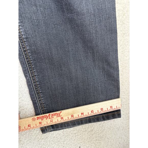 Prana Bridger Jeans Mens 36x34 Gray Slim Fit Stretch Hiking Camping 5 Pocket - Picture 10 of 16